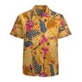 thumbnail image 1 of High Quality Hawaiian Shirts for Men Short Sleeve Aloha Beach Shirt Floral Summer Casual Button Down Shirts Blouses D28P2V, 1 of 7