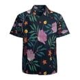 thumbnail image 1 of High Quality Hawaiian Shirts for Men Short Sleeve Aloha Beach Shirt Floral Summer Casual Button Down Shirts Blouses D2YDZ2, 1 of 7