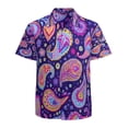 thumbnail image 1 of High Quality Hawaiian Shirts for Men Short Sleeve Aloha Beach Shirt Floral Summer Casual Button Down Shirts Blouses D6IK5O, 1 of 7