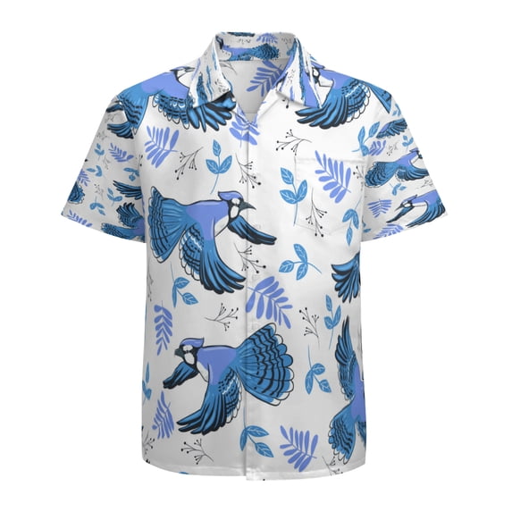 High Quality Hawaiian Shirts for Men Short Sleeve Aloha Beach Shirt Floral Summer Casual Button Down Shirts Blouses EBPIJF