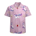 thumbnail image 1 of High Quality Hawaiian Shirts for Men Short Sleeve Aloha Beach Shirt Floral Summer Casual Button Down Shirts Blouses EGEGSC, 1 of 7