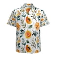 thumbnail image 1 of High Quality Hawaiian Shirts for Men Short Sleeve Aloha Beach Shirt Floral Summer Casual Button Down Shirts Blouses ERXUAR, 1 of 7