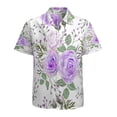 thumbnail image 1 of High Quality Hawaiian Shirts for Men Short Sleeve Aloha Beach Shirt Floral Summer Casual Button Down Shirts Blouses EZ7BZ5, 1 of 7