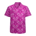 thumbnail image 1 of High Quality Hawaiian Shirts for Men Short Sleeve Aloha Beach Shirt Floral Summer Casual Button Down Shirts Blouses FJA4BP, 1 of 7