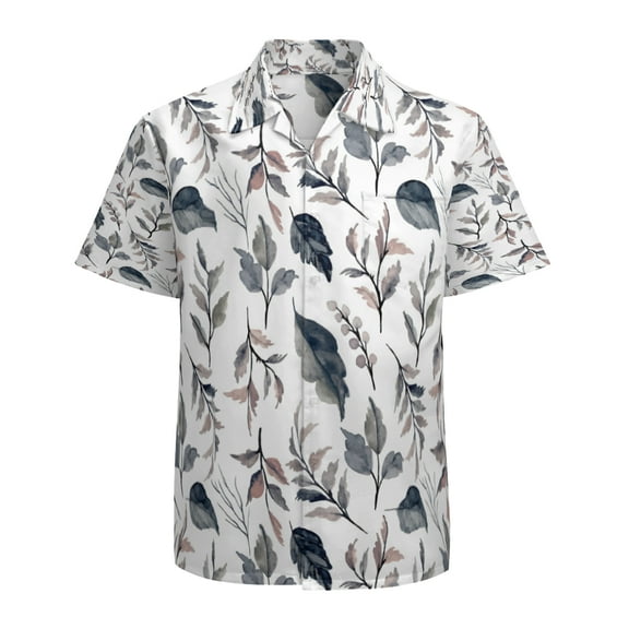 High Quality Hawaiian Shirts for Men Short Sleeve Aloha Beach Shirt Floral Summer Casual Button Down Shirts Blouses G6SIJA