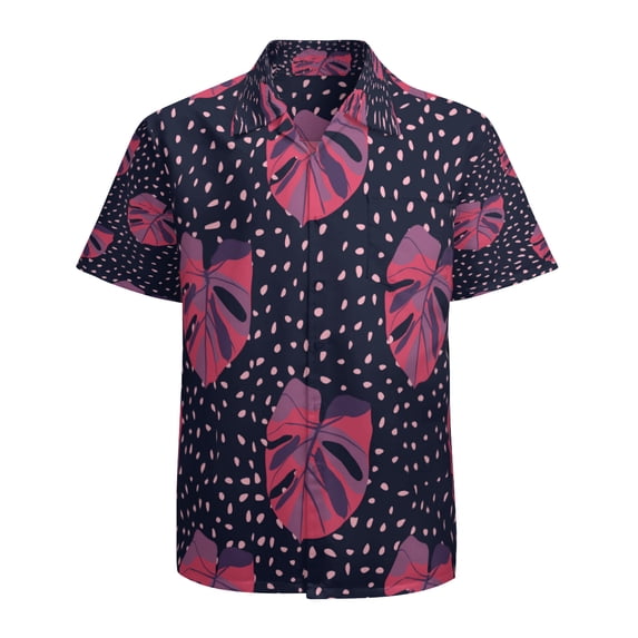 High Quality Hawaiian Shirts for Men Short Sleeve Aloha Beach Shirt Floral Summer Casual Button Down Shirts Blouses GDTOFY