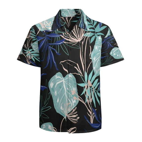 High Quality Hawaiian Shirts for Men Short Sleeve Aloha Beach Shirt Floral Summer Casual Button Down Shirts Blouses GRPS5S