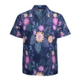 thumbnail image 1 of High Quality Hawaiian Shirts for Men Short Sleeve Aloha Beach Shirt Floral Summer Casual Button Down Shirts Blouses GS3475, 1 of 7