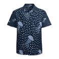thumbnail image 1 of High Quality Hawaiian Shirts for Men Short Sleeve Aloha Beach Shirt Floral Summer Casual Button Down Shirts Blouses H8AKMQ, 1 of 7