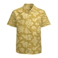 thumbnail image 1 of High Quality Hawaiian Shirts for Men Short Sleeve Aloha Beach Shirt Floral Summer Casual Button Down Shirts Blouses IBY8MR, 1 of 7