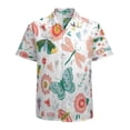 thumbnail image 1 of High Quality Hawaiian Shirts for Men Short Sleeve Aloha Beach Shirt Floral Summer Casual Button Down Shirts Blouses IHE9QW, 1 of 7