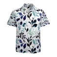 thumbnail image 1 of High Quality Hawaiian Shirts for Men Short Sleeve Aloha Beach Shirt Floral Summer Casual Button Down Shirts Blouses IINTK8, 1 of 7