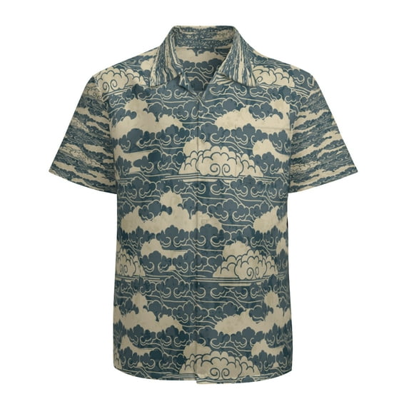 High Quality Hawaiian Shirts for Men Short Sleeve Aloha Beach Shirt Floral Summer Casual Button Down Shirts Blouses JHYPSS