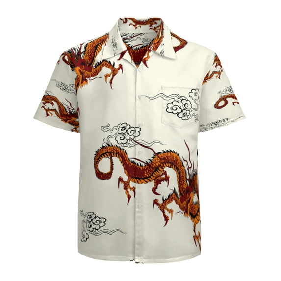 High Quality Hawaiian Shirts for Men Short Sleeve Aloha Beach Shirt Floral Summer Casual Button Down Shirts Blouses JJARSV