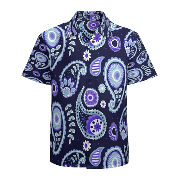 High Quality Hawaiian Shirts for Men Short Sleeve Aloha Beach Shirt Floral Summer Casual Button Down Shirts Blouses JJM8XA