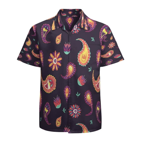 High Quality Hawaiian Shirts for Men Short Sleeve Aloha Beach Shirt Floral Summer Casual Button Down Shirts Blouses L2D3JC