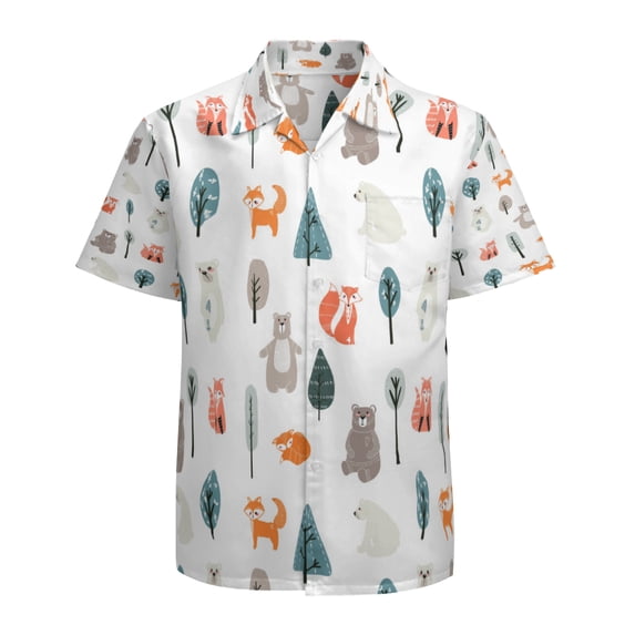 High Quality Hawaiian Shirts for Men Short Sleeve Aloha Beach Shirt Floral Summer Casual Button Down Shirts Blouses L9455D