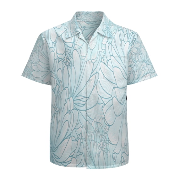 High Quality Hawaiian Shirts for Men Short Sleeve Aloha Beach Shirt Floral Summer Casual Button Down Shirts Blouses N4FWWG