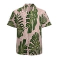 thumbnail image 1 of High Quality Hawaiian Shirts for Men Short Sleeve Aloha Beach Shirt Floral Summer Casual Button Down Shirts Blouses NKJK84, 1 of 7