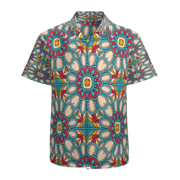 High Quality Hawaiian Shirts for Men Short Sleeve Aloha Beach Shirt Floral Summer Casual Button Down Shirts Blouses O3XBFL
