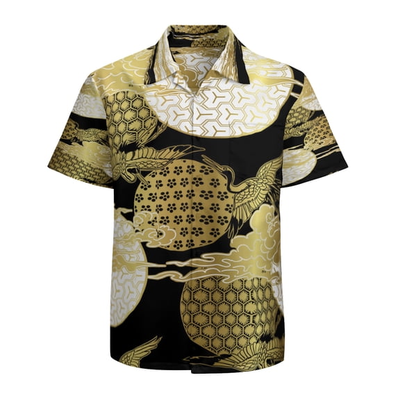 High Quality Hawaiian Shirts for Men Short Sleeve Aloha Beach Shirt Floral Summer Casual Button Down Shirts Blouses OCBOX4
