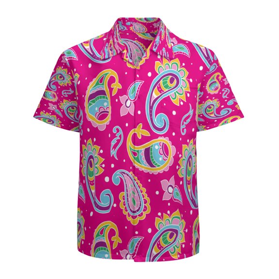 High Quality Hawaiian Shirts for Men Short Sleeve Aloha Beach Shirt Floral Summer Casual Button Down Shirts Blouses OCHSR4