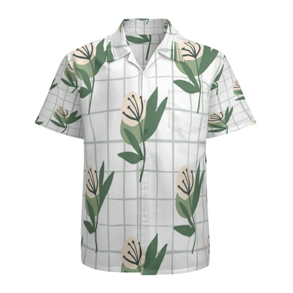 High Quality Hawaiian Shirts for Men Short Sleeve Aloha Beach Shirt Floral Summer Casual Button Down Shirts Blouses OGJZ57