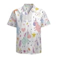thumbnail image 1 of High Quality Hawaiian Shirts for Men Short Sleeve Aloha Beach Shirt Floral Summer Casual Button Down Shirts Blouses P9MTG7, 1 of 7