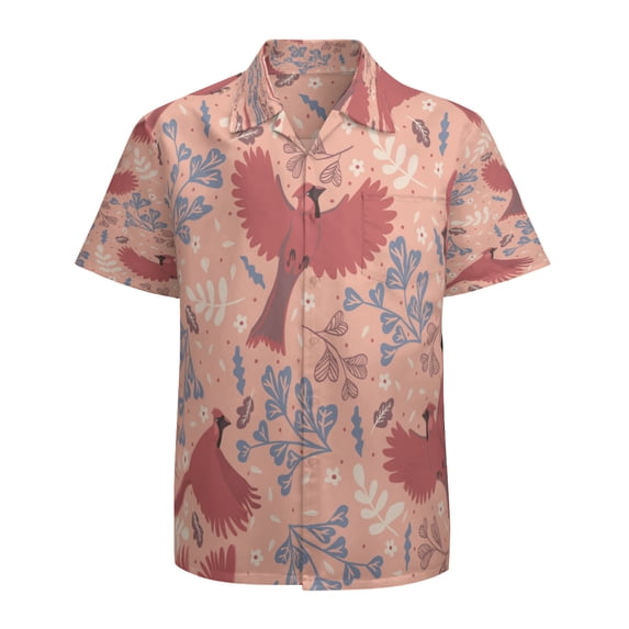 High Quality Hawaiian Shirts for Men Short Sleeve Aloha Beach Shirt Floral Summer Casual Button Down Shirts Blouses P9WM56