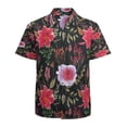 thumbnail image 1 of High Quality Hawaiian Shirts for Men Short Sleeve Aloha Beach Shirt Floral Summer Casual Button Down Shirts Blouses PF6JH9, 1 of 7