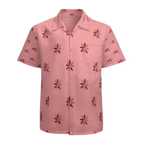 High Quality Hawaiian Shirts for Men Short Sleeve Aloha Beach Shirt Floral Summer Casual Button Down Shirts Blouses PNZUF4