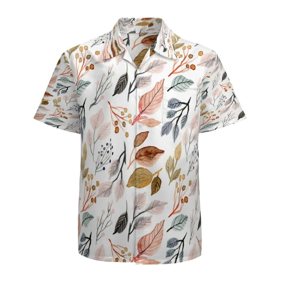High Quality Hawaiian Shirts for Men Short Sleeve Aloha Beach Shirt Floral Summer Casual Button Down Shirts Blouses PPN7GP