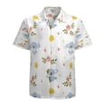 thumbnail image 1 of High Quality Hawaiian Shirts for Men Short Sleeve Aloha Beach Shirt Floral Summer Casual Button Down Shirts Blouses QXS4ZA, 1 of 7