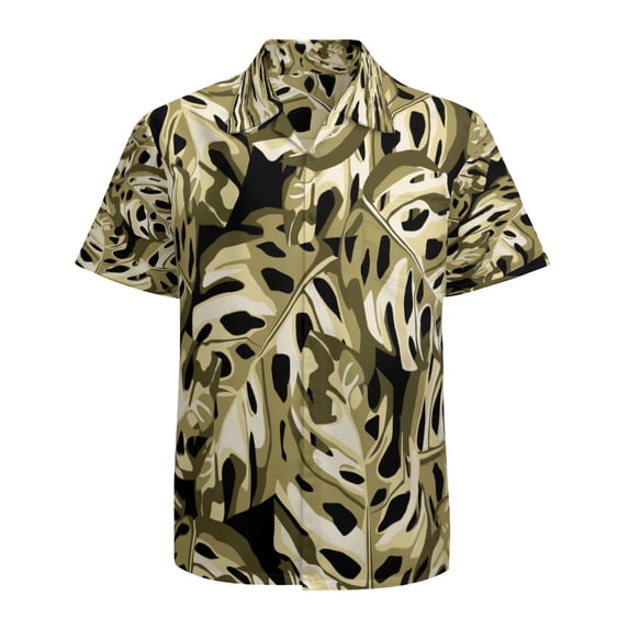 High Quality Hawaiian Shirts for Men Short Sleeve Aloha Beach Shirt Floral Summer Casual Button Down Shirts Blouses RNQORB