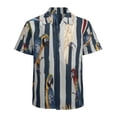 thumbnail image 1 of High Quality Hawaiian Shirts for Men Short Sleeve Aloha Beach Shirt Floral Summer Casual Button Down Shirts Blouses RWT9BY, 1 of 7