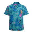 thumbnail image 1 of High Quality Hawaiian Shirts for Men Short Sleeve Aloha Beach Shirt Floral Summer Casual Button Down Shirts Blouses S479JF, 1 of 7