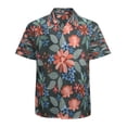 thumbnail image 1 of High Quality Hawaiian Shirts for Men Short Sleeve Aloha Beach Shirt Floral Summer Casual Button Down Shirts Blouses TK3POZ, 1 of 7