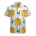 thumbnail image 1 of High Quality Hawaiian Shirts for Men Short Sleeve Aloha Beach Shirt Floral Summer Casual Button Down Shirts Blouses UA7EF7, 1 of 7