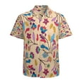 thumbnail image 1 of High Quality Hawaiian Shirts for Men Short Sleeve Aloha Beach Shirt Floral Summer Casual Button Down Shirts Blouses UJGKVW, 1 of 7