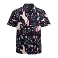 thumbnail image 1 of High Quality Hawaiian Shirts for Men Short Sleeve Aloha Beach Shirt Floral Summer Casual Button Down Shirts Blouses VEA4MS, 1 of 7