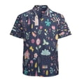 thumbnail image 1 of High Quality Hawaiian Shirts for Men Short Sleeve Aloha Beach Shirt Floral Summer Casual Button Down Shirts Blouses VFMIUQ, 1 of 7