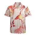 thumbnail image 1 of High Quality Hawaiian Shirts for Men Short Sleeve Aloha Beach Shirt Floral Summer Casual Button Down Shirts Blouses VO5BMN, 1 of 7