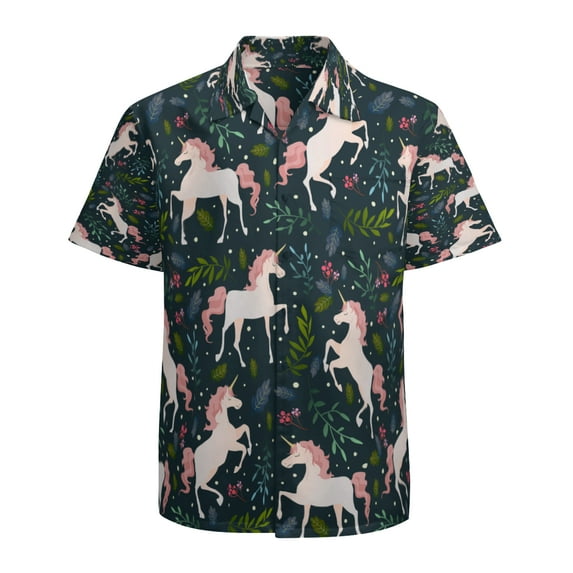 High Quality Hawaiian Shirts for Men Short Sleeve Aloha Beach Shirt Floral Summer Casual Button Down Shirts Blouses VOOIFP