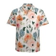 thumbnail image 1 of High Quality Hawaiian Shirts for Men Short Sleeve Aloha Beach Shirt Floral Summer Casual Button Down Shirts Blouses W4UN96, 1 of 7