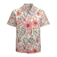 thumbnail image 1 of High Quality Hawaiian Shirts for Men Short Sleeve Aloha Beach Shirt Floral Summer Casual Button Down Shirts Blouses WLHBUC, 1 of 7