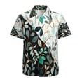 thumbnail image 1 of High Quality Hawaiian Shirts for Men Short Sleeve Aloha Beach Shirt Floral Summer Casual Button Down Shirts Blouses X2VBCP, 1 of 7