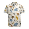 thumbnail image 1 of High Quality Hawaiian Shirts for Men Short Sleeve Aloha Beach Shirt Floral Summer Casual Button Down Shirts Blouses XY4TVS, 1 of 7