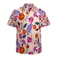 thumbnail image 1 of High Quality Hawaiian Shirts for Men Short Sleeve Aloha Beach Shirt Floral Summer Casual Button Down Shirts Blouses Y2K4US, 1 of 7