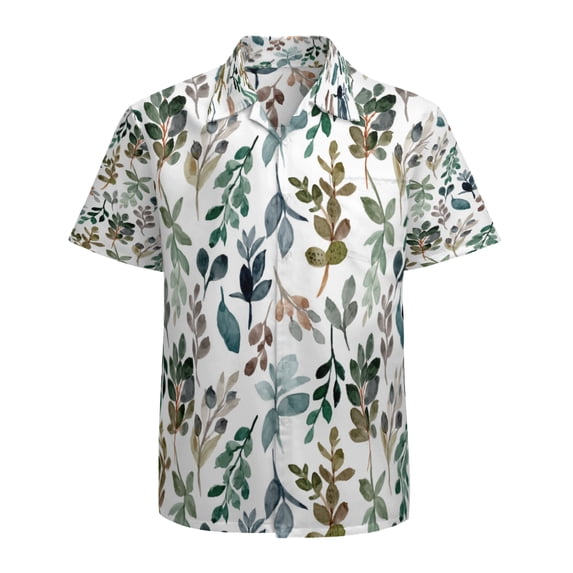High Quality Hawaiian Shirts for Men Short Sleeve Aloha Beach Shirt Floral Summer Casual Button Down Shirts Blouses YAJ4UQ