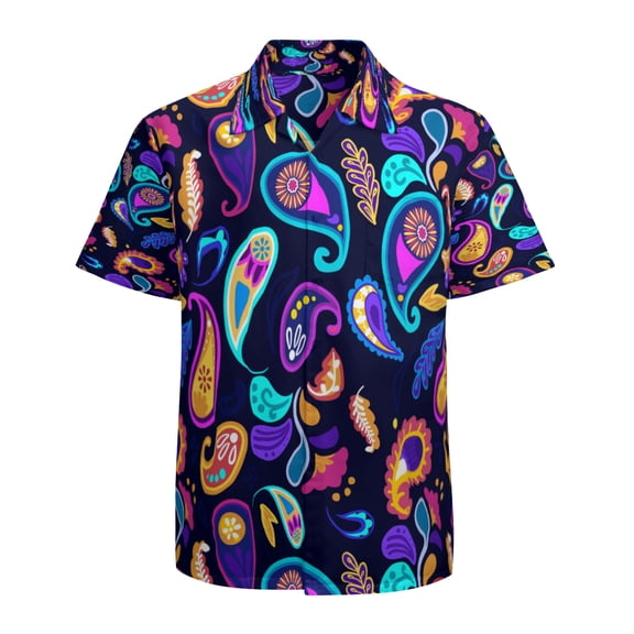 High Quality Hawaiian Shirts for Men Short Sleeve Aloha Beach Shirt Floral Summer Casual Button Down Shirts Blouses YNQI6A